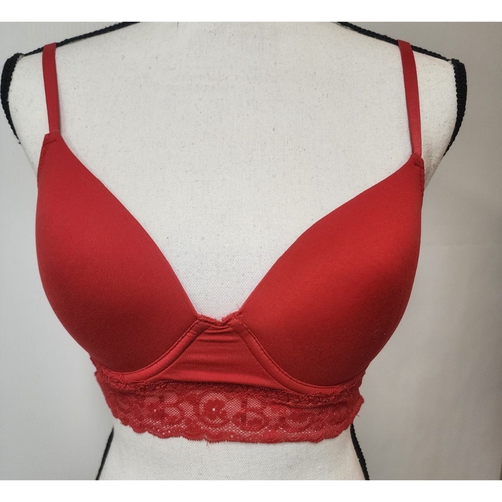 BCBGeneration Underwire  Padded Style WP5689  Red Size 34C